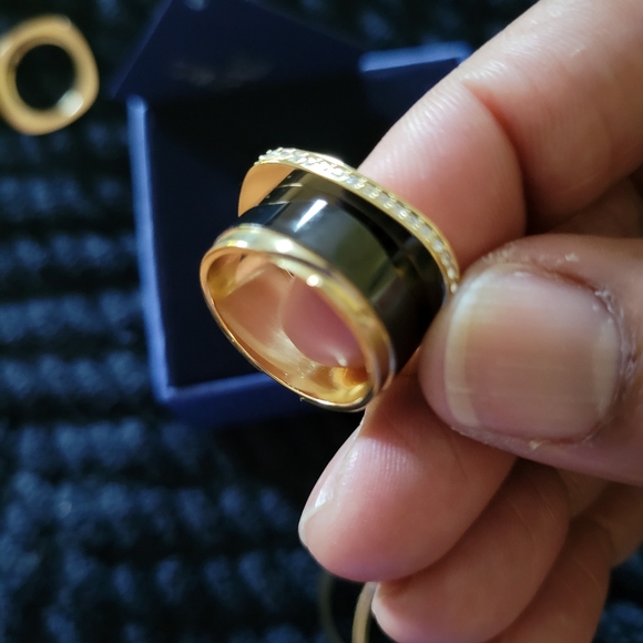 Swarovski Crystal Vio Stack Ring Size 7/55. NIB - Picture 7 of 8